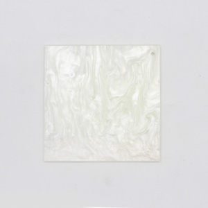 Pearl White Acrylic Color Card