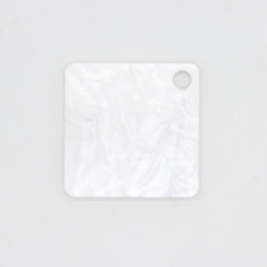 Pearl White Acrylic Color Card